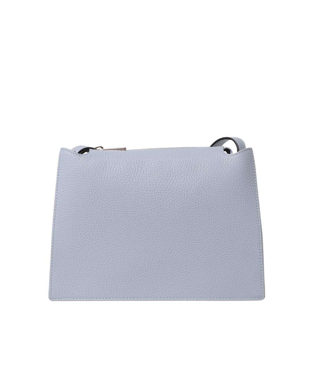 FURLA Голубая кожаная сумка через плечо, фото 1