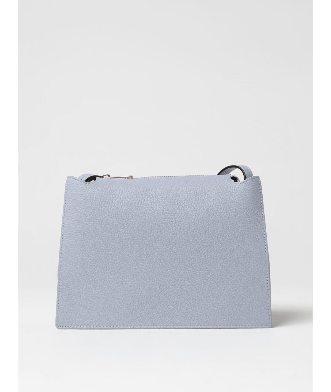 FURLA Голубая кожаная сумка через плечо, фото 4