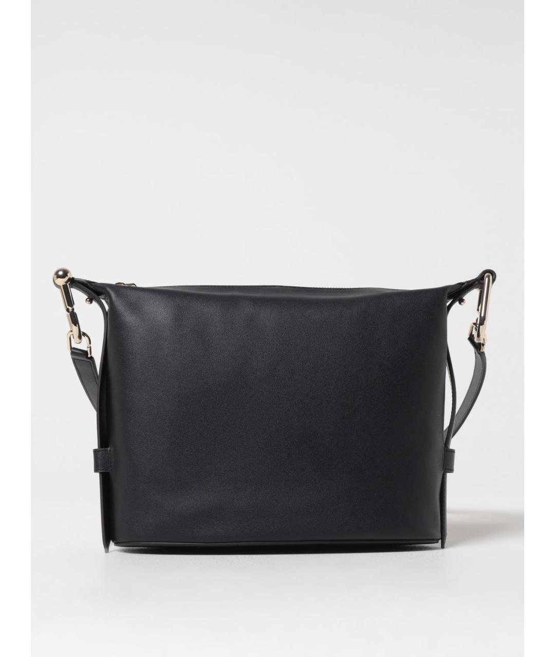 FURLA Черная кожаная сумка через плечо, фото 4