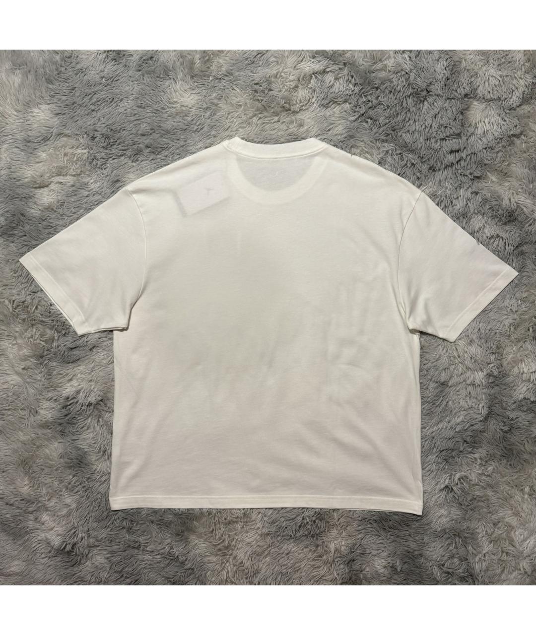 JORDAN Белая хлопковая футболка, фото 2