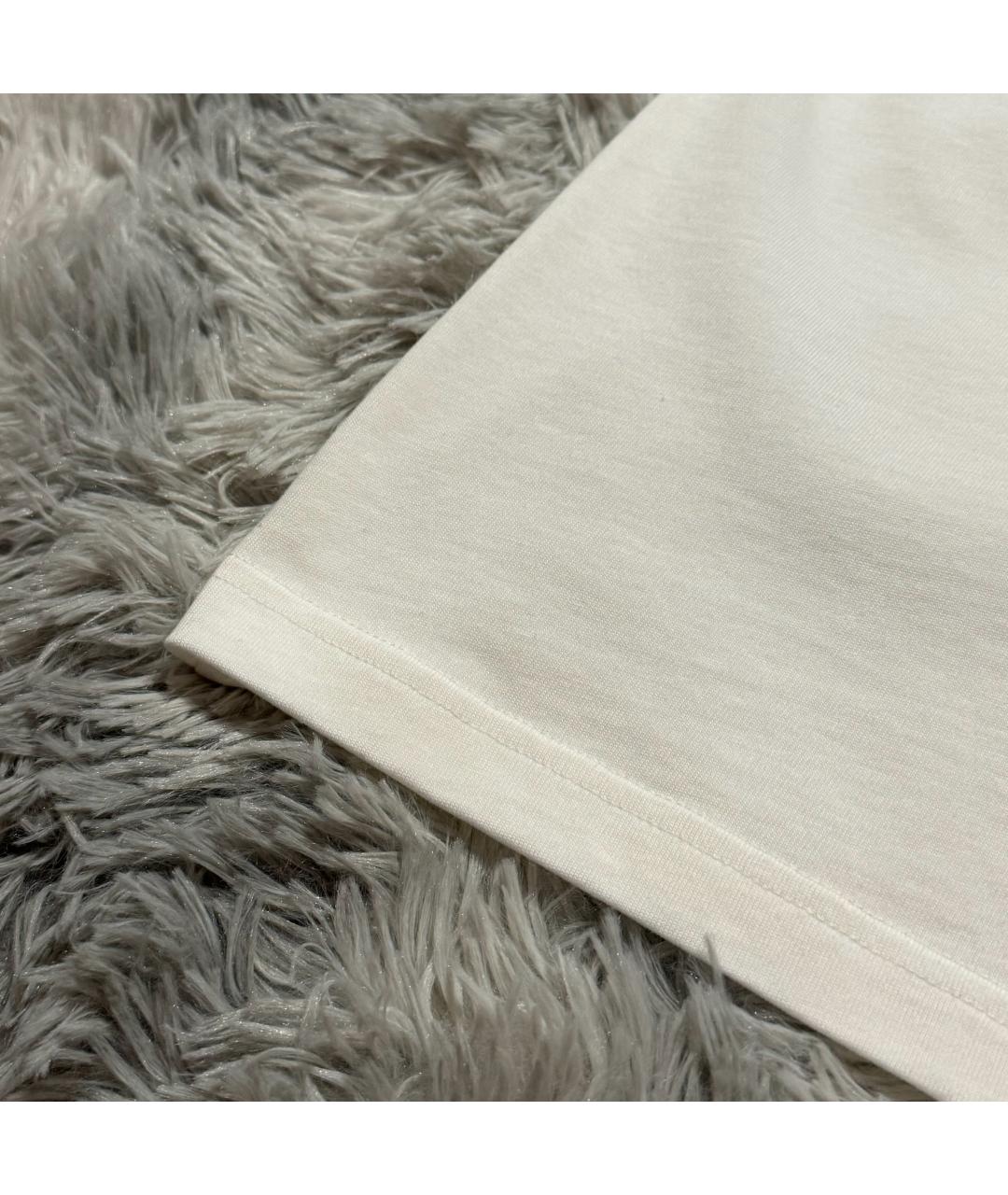 JORDAN Белая хлопковая футболка, фото 5