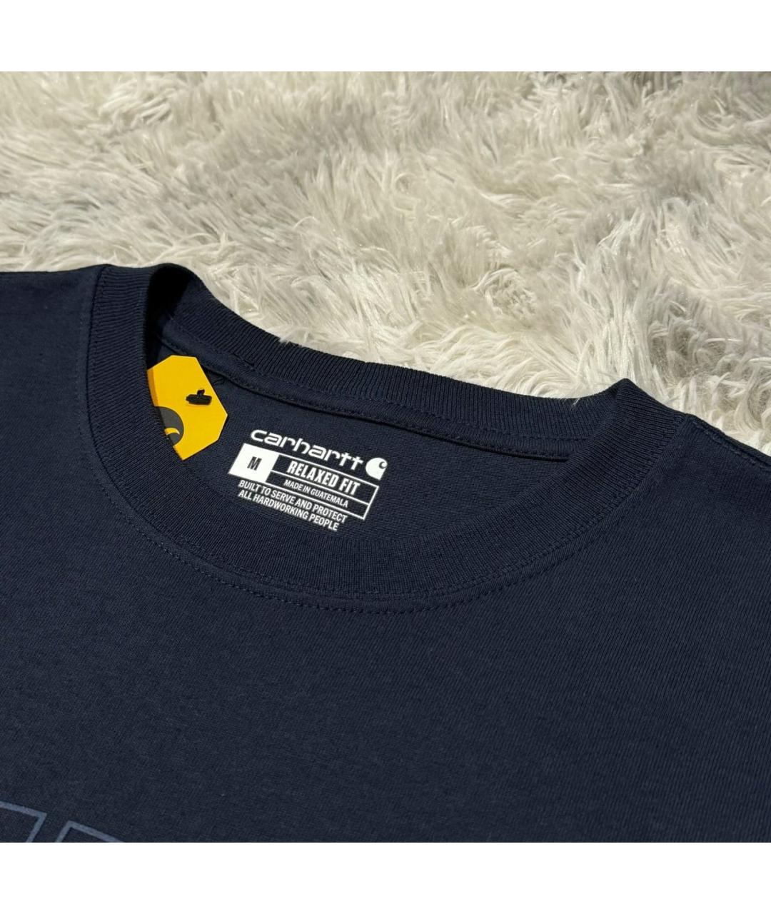 CARHARTT Черная хлопковая футболка, фото 5