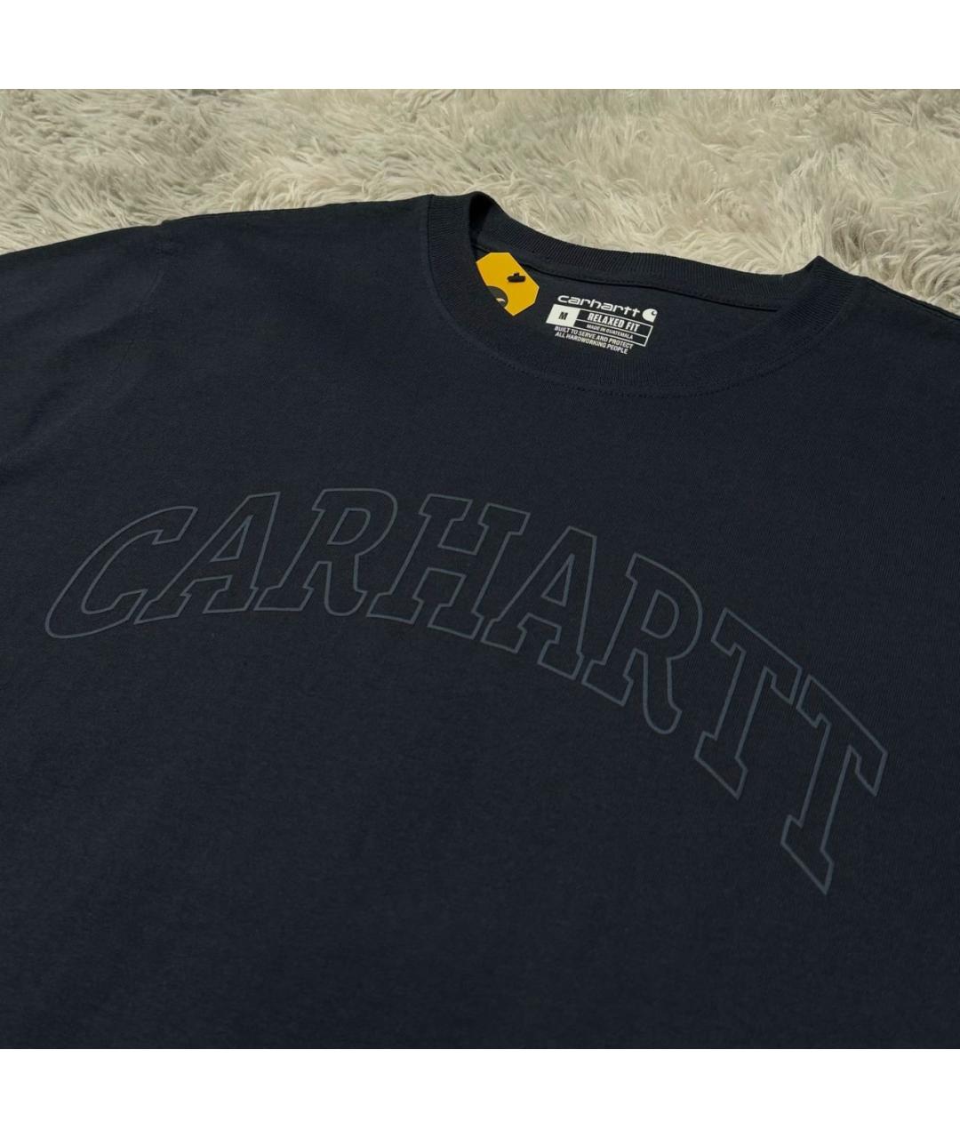 CARHARTT Черная хлопковая футболка, фото 3