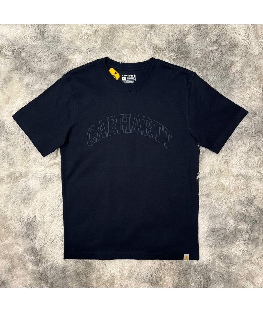 CARHARTT Черная хлопковая футболка, фото 1