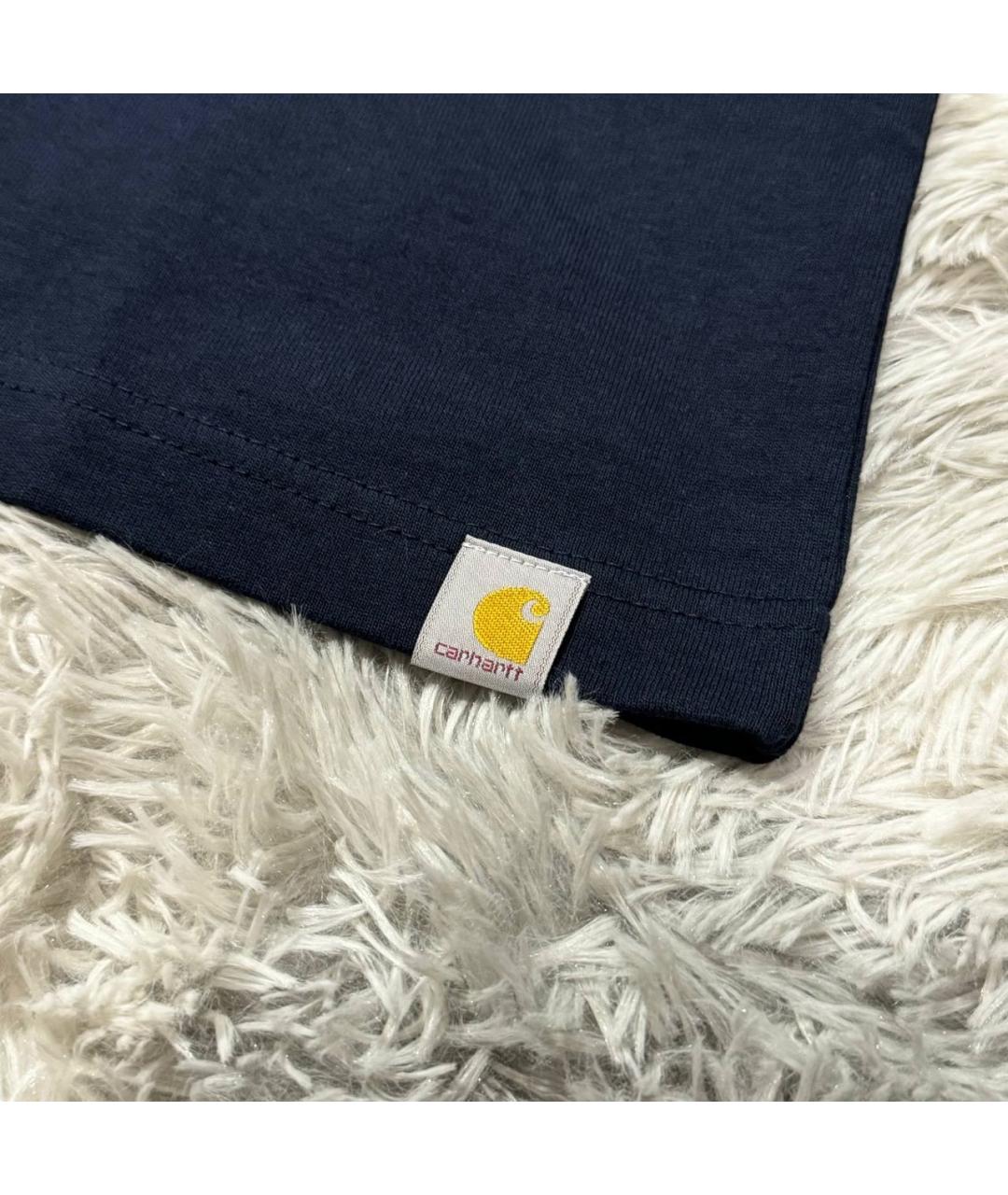 CARHARTT Черная хлопковая футболка, фото 4