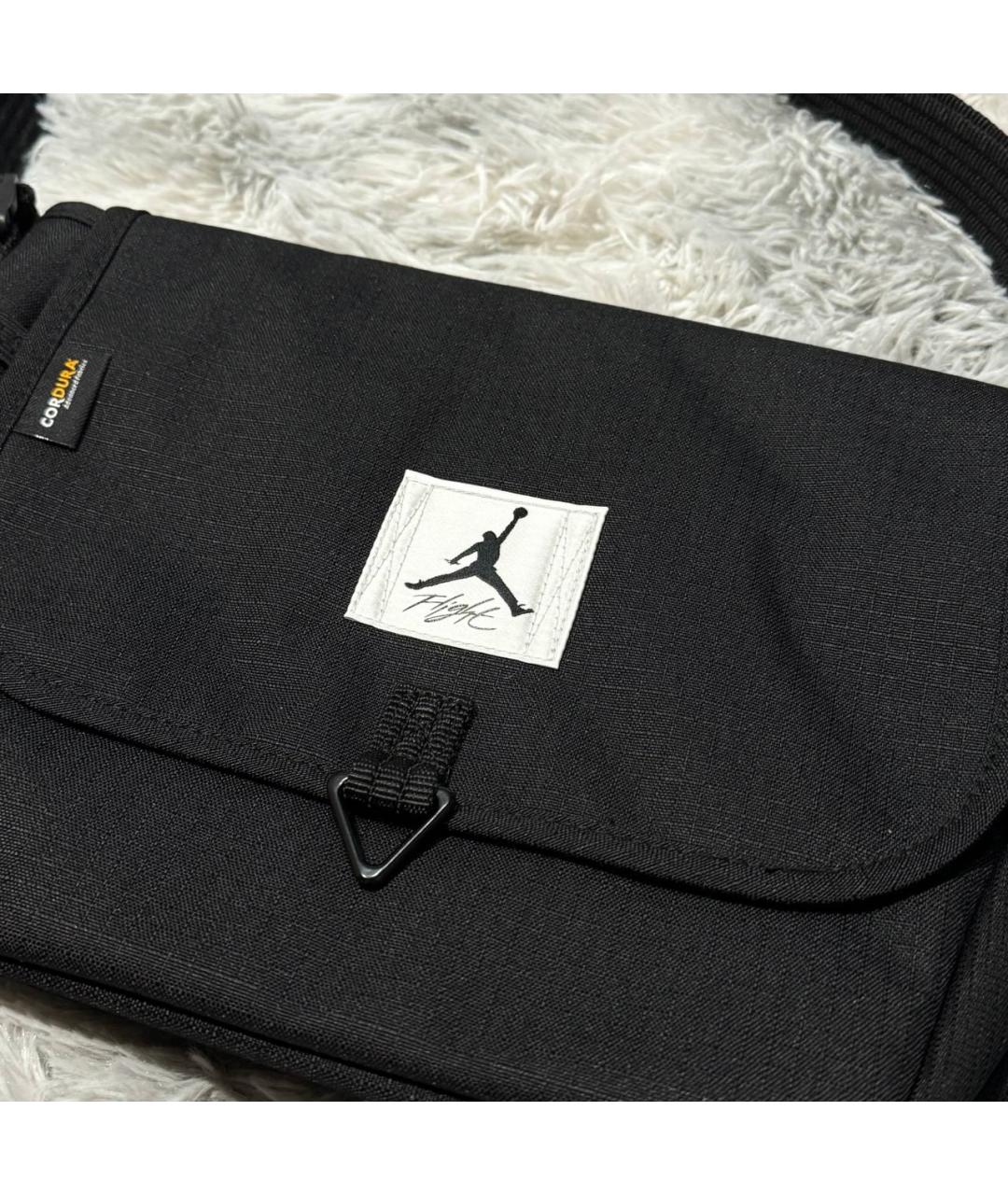 JORDAN Черная сумка на плечо, фото 2