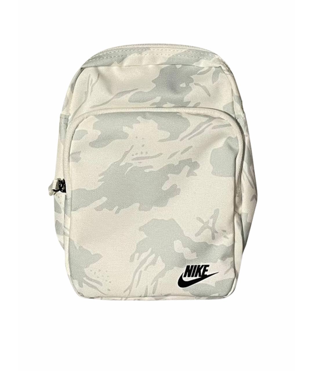 NIKE Белая синтетическая сумка на плечо, фото 1