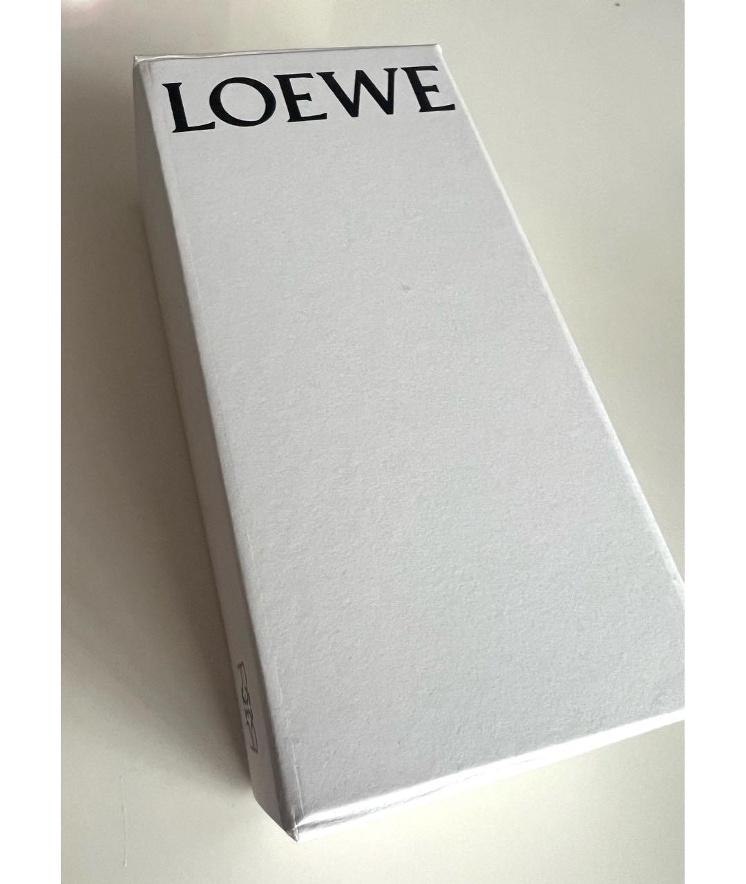 LOEWE Коричневый кожаный браслет, фото 6