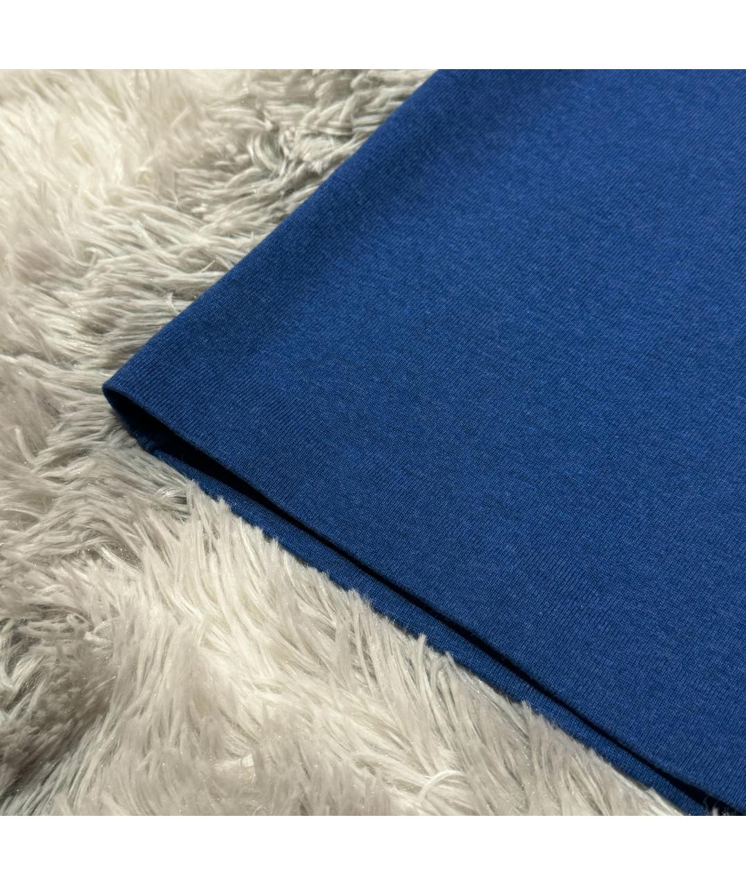 NIKE Синяя хлопковая футболка, фото 5