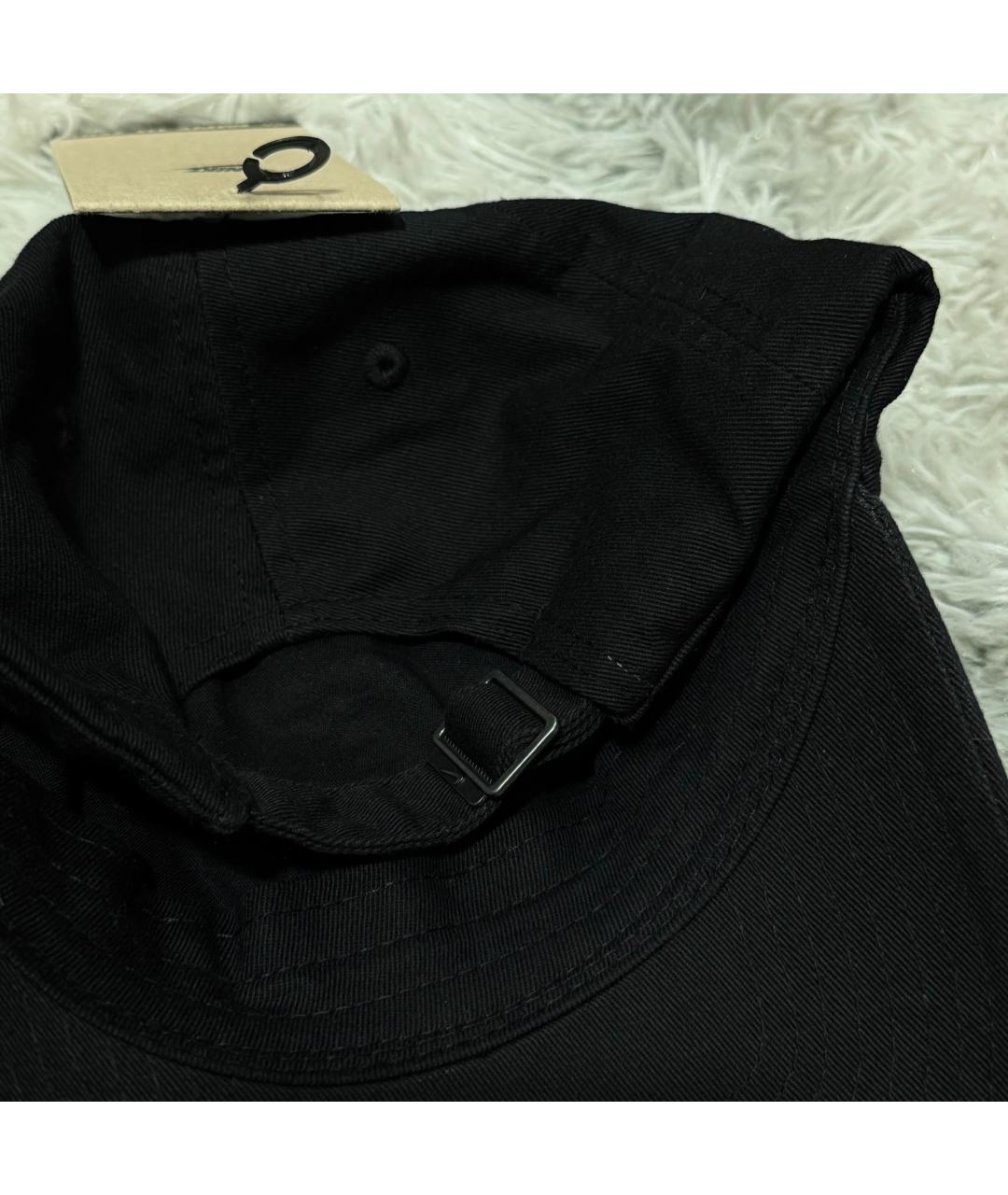 NIKE Черная хлопковая кепка/бейсболка, фото 5