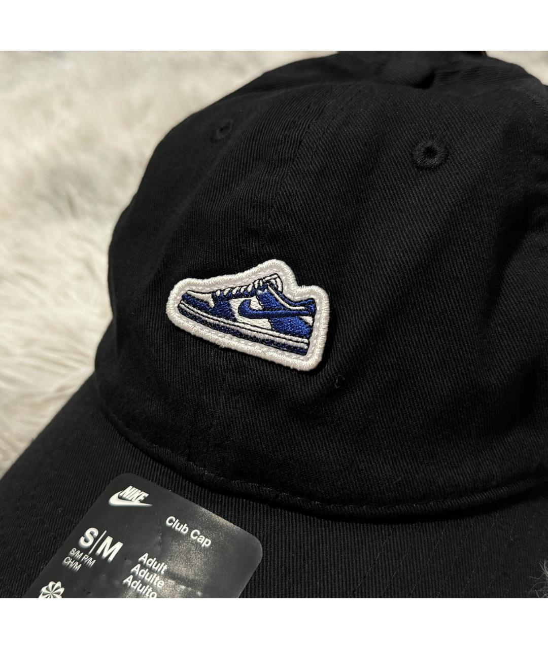 NIKE Черная хлопковая кепка/бейсболка, фото 2