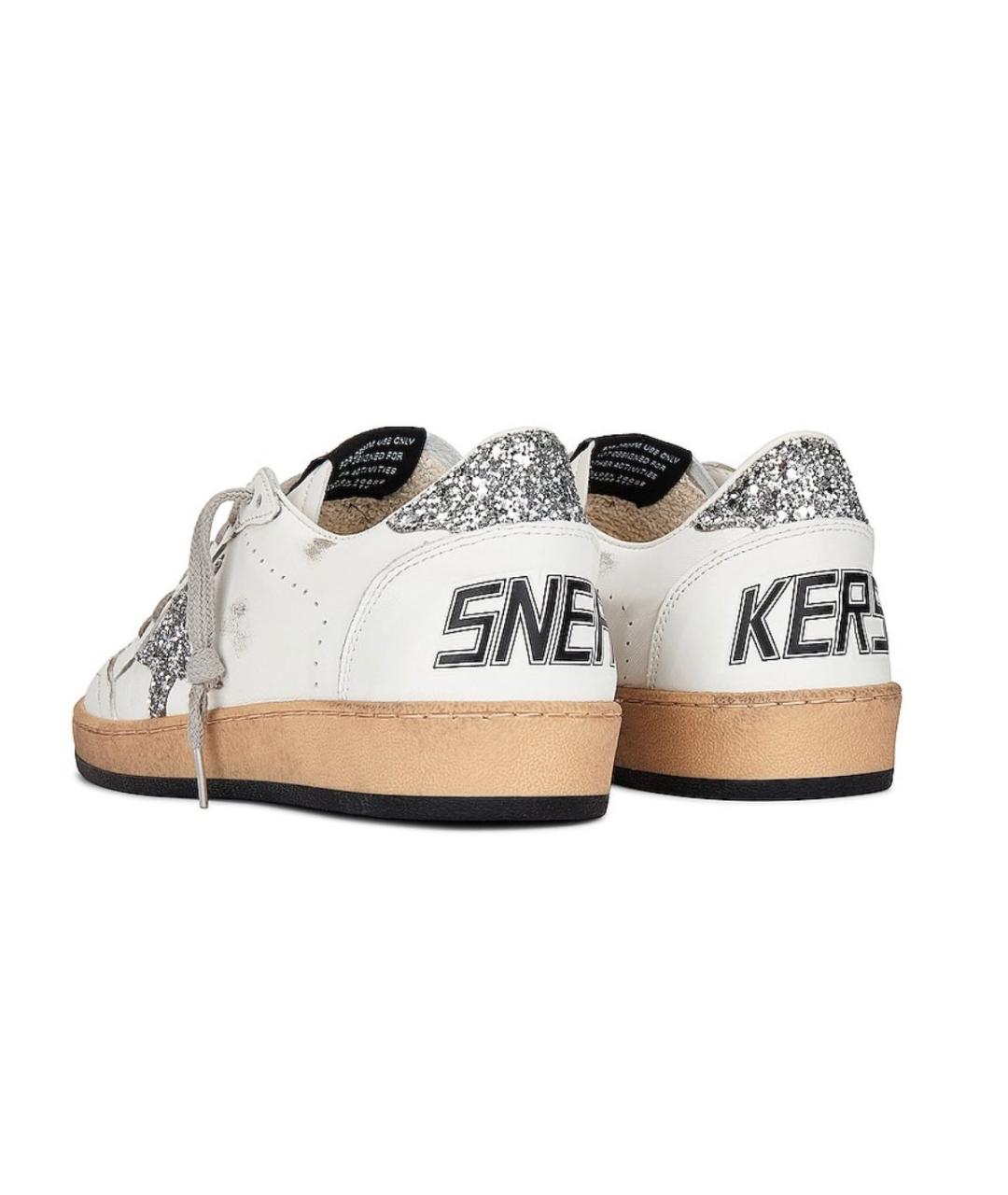 GOLDEN GOOSE DELUXE BRAND Белые кожаные кеды, фото 4