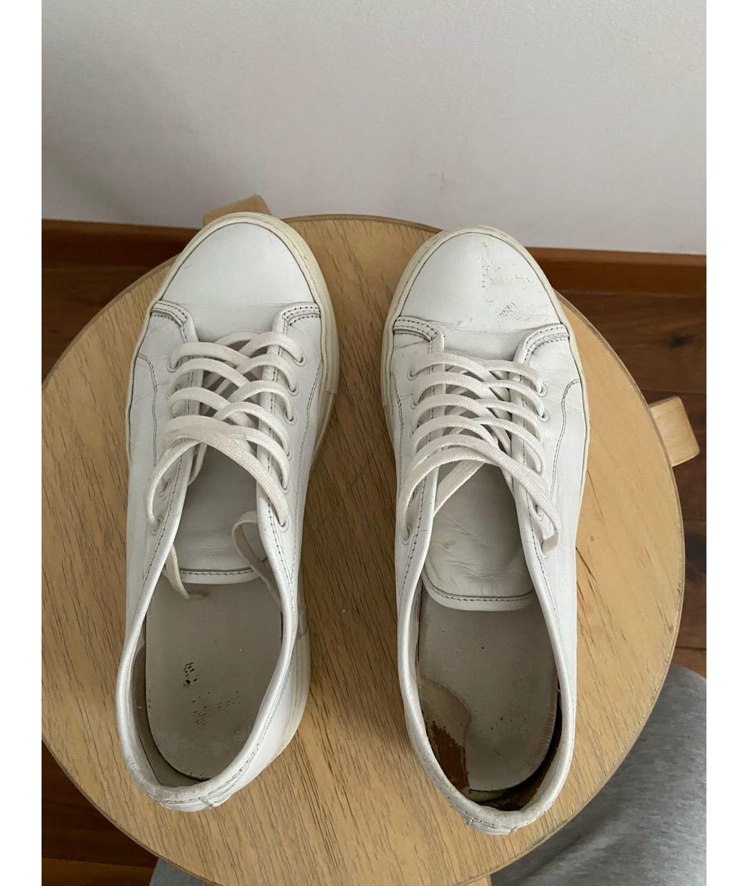 COMMON PROJECTS Белые кожаные кеды, фото 3