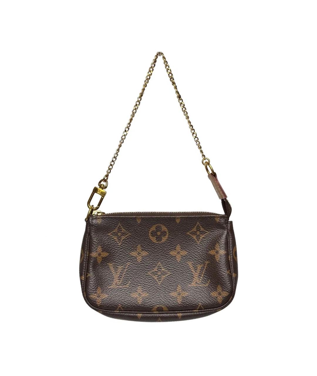 LOUIS VUITTON Коричневая сумка с короткими ручками, фото 2