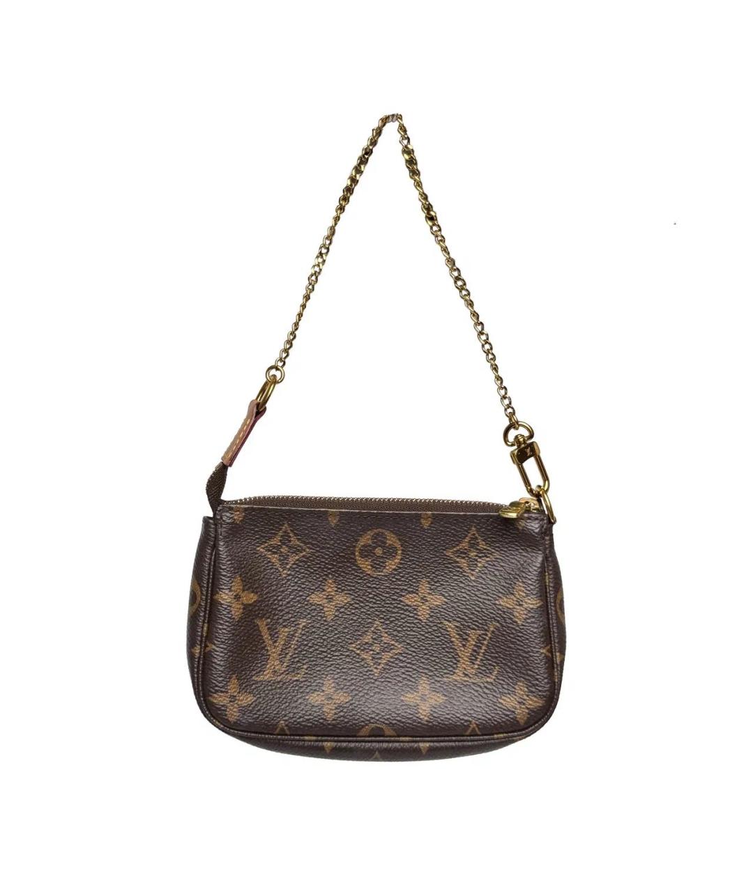 LOUIS VUITTON Коричневая сумка с короткими ручками, фото 1