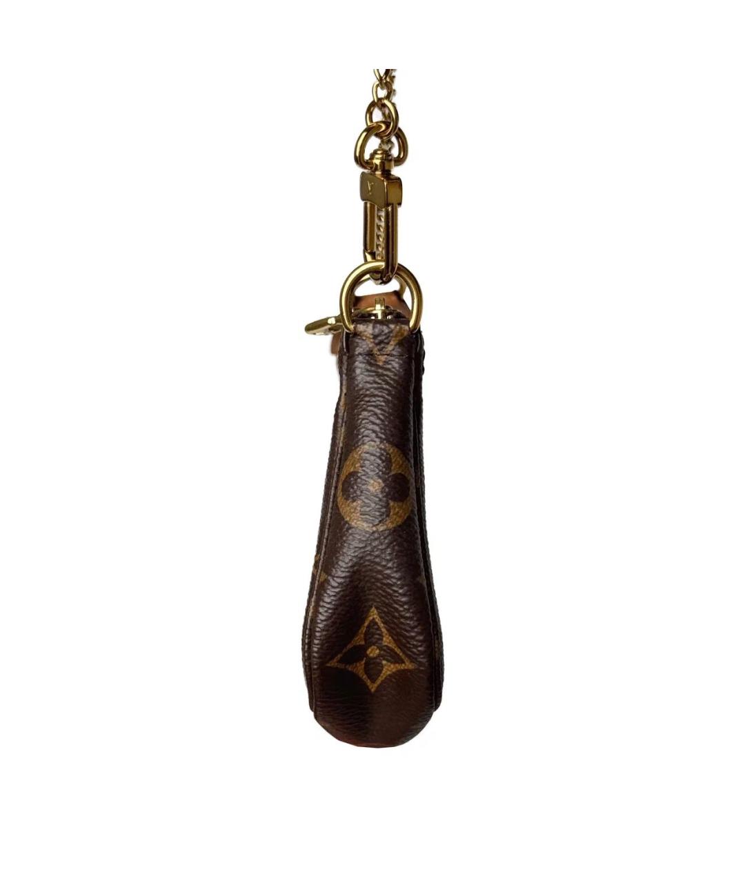 LOUIS VUITTON Коричневая сумка с короткими ручками, фото 4