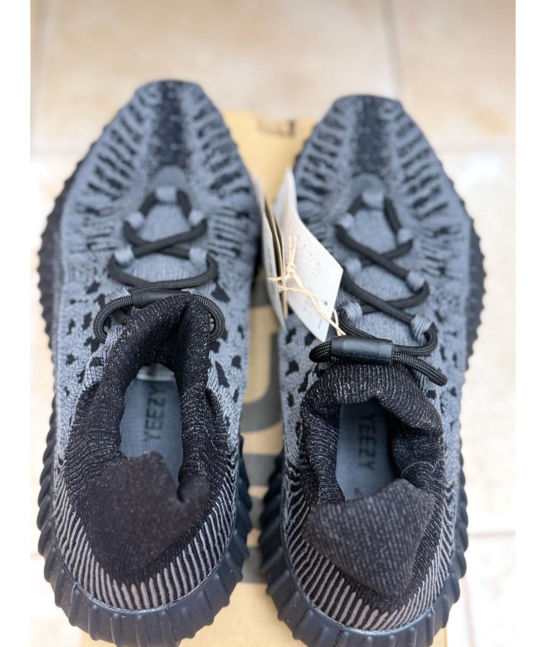 ADIDAS YEEZY Черные текстильные кроссовки, фото 3