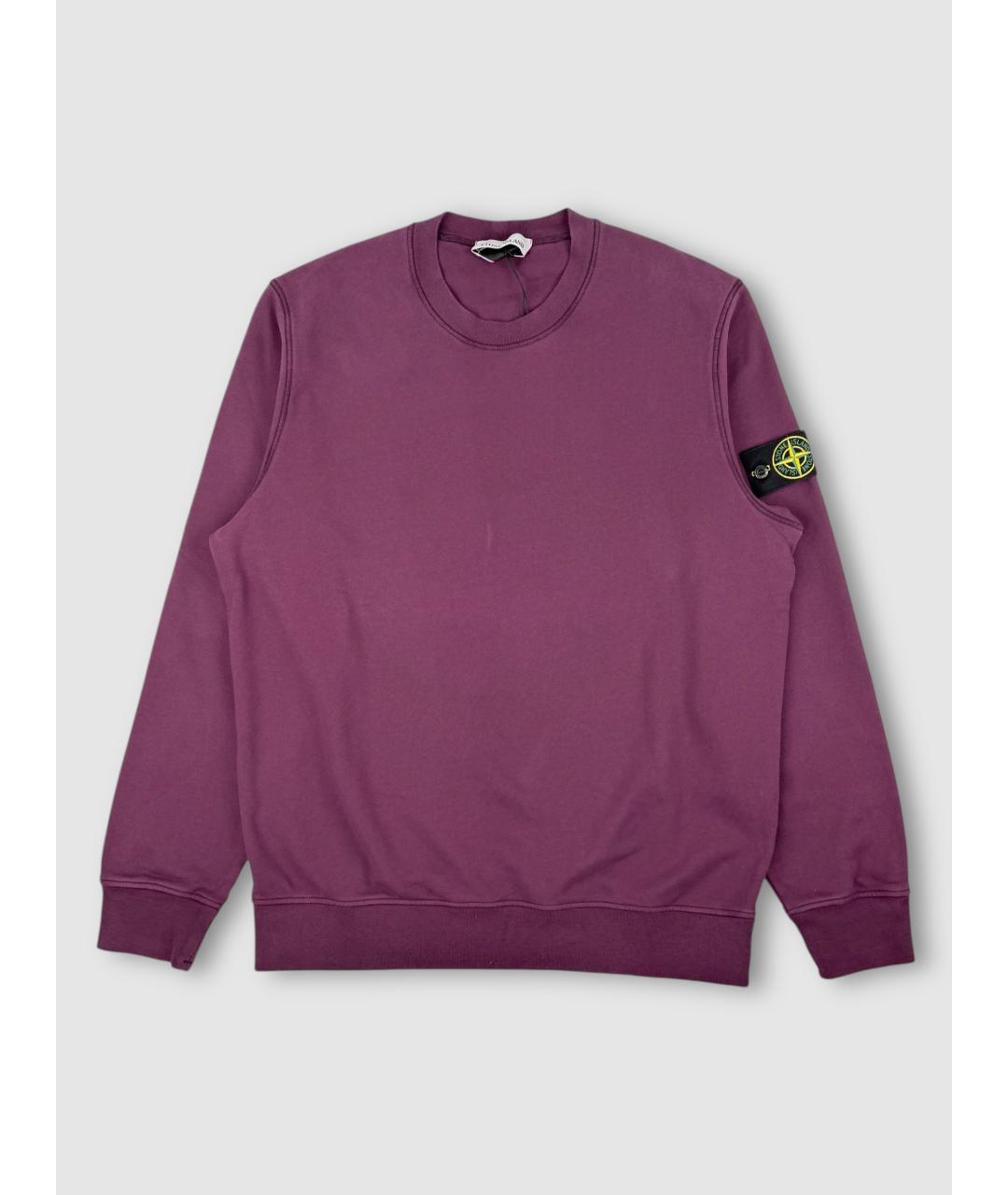 STONE ISLAND Фиолетовый хлопковый джемпер / свитер, фото 7