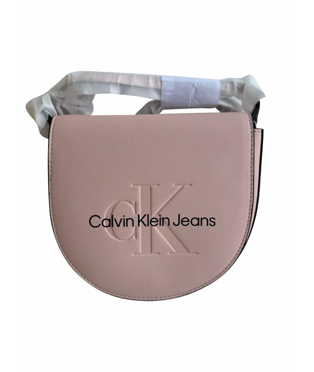 CALVIN KLEIN JEANS Розовая сумка через плечо из искусственной кожи, фото 1