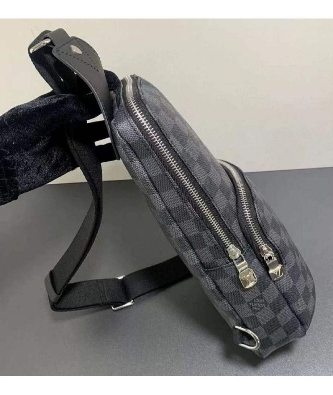 LOUIS VUITTON Черная сумка на плечо, фото 3