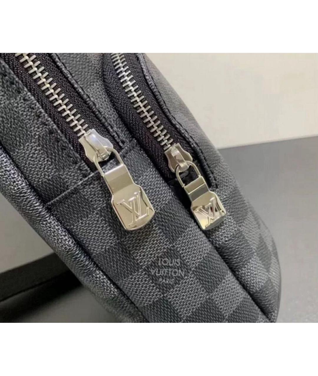 LOUIS VUITTON Черная сумка на плечо, фото 4