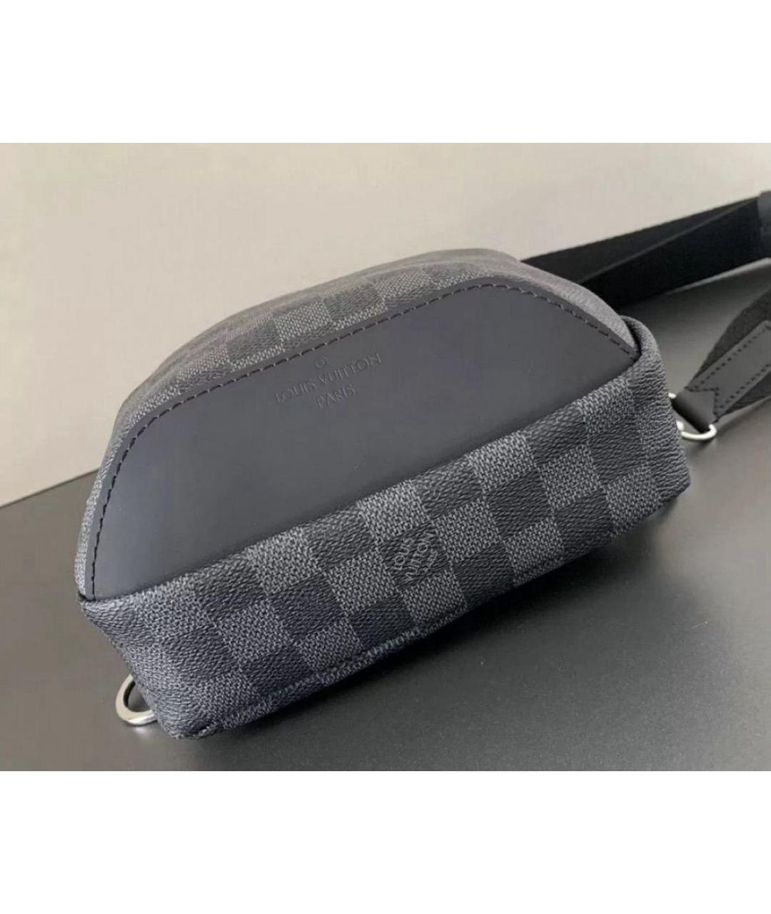 LOUIS VUITTON Черная сумка на плечо, фото 5
