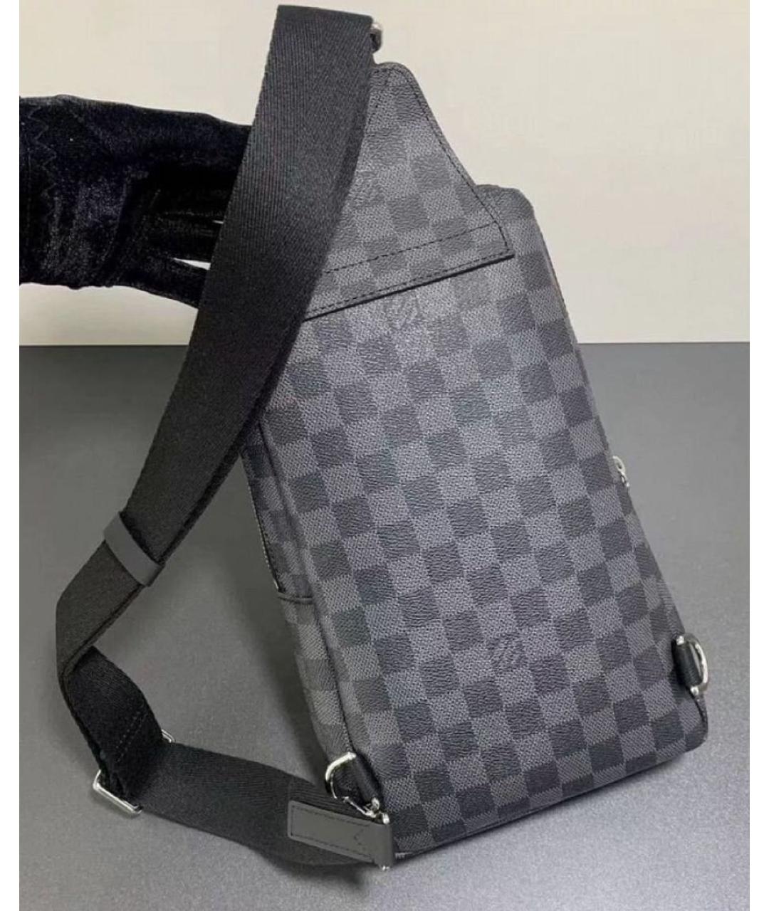 LOUIS VUITTON Черная сумка на плечо, фото 2