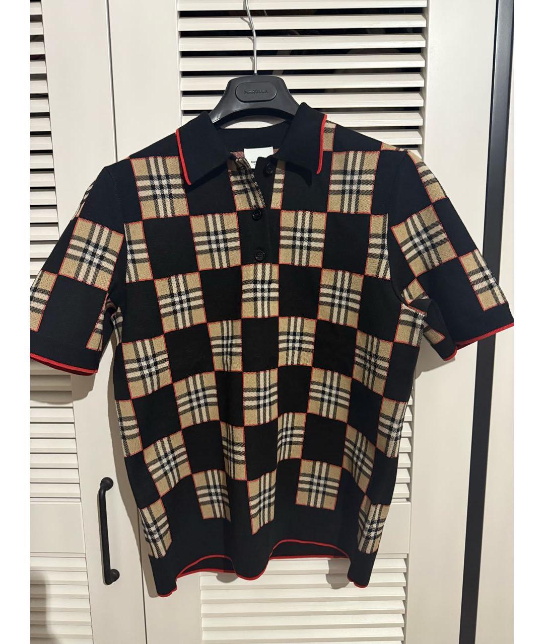 BURBERRY Мульти шерстяная футболка, фото 8