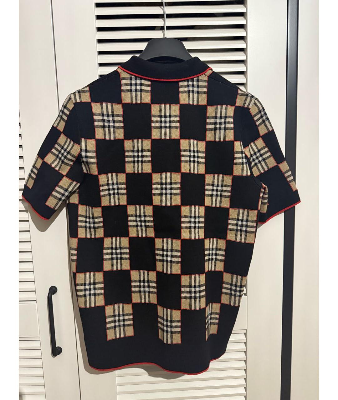 BURBERRY Мульти шерстяная футболка, фото 2