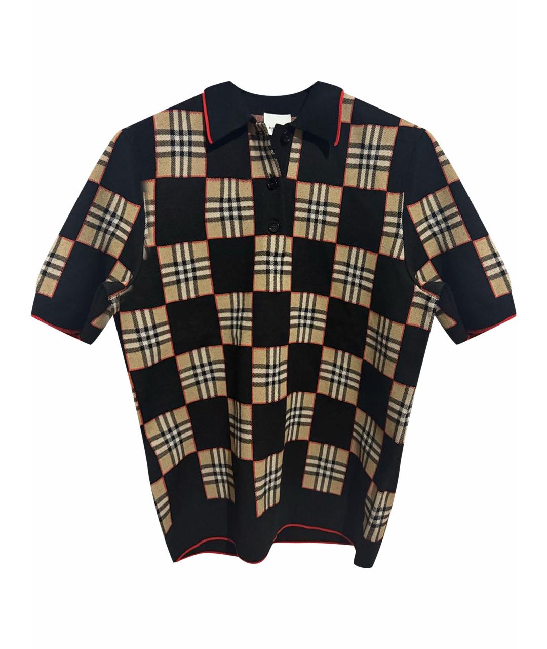 BURBERRY Мульти шерстяная футболка, фото 1