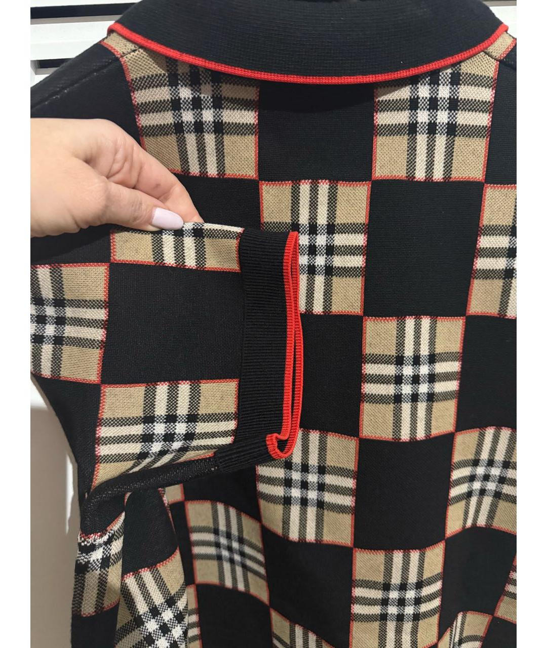 BURBERRY Мульти шерстяная футболка, фото 4