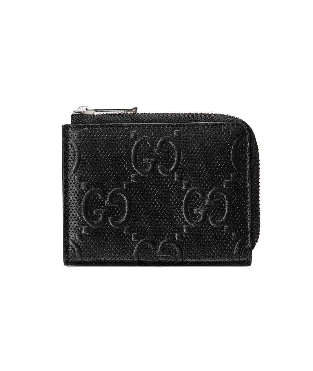 GUCCI Черный кожаный кошелек, фото 6