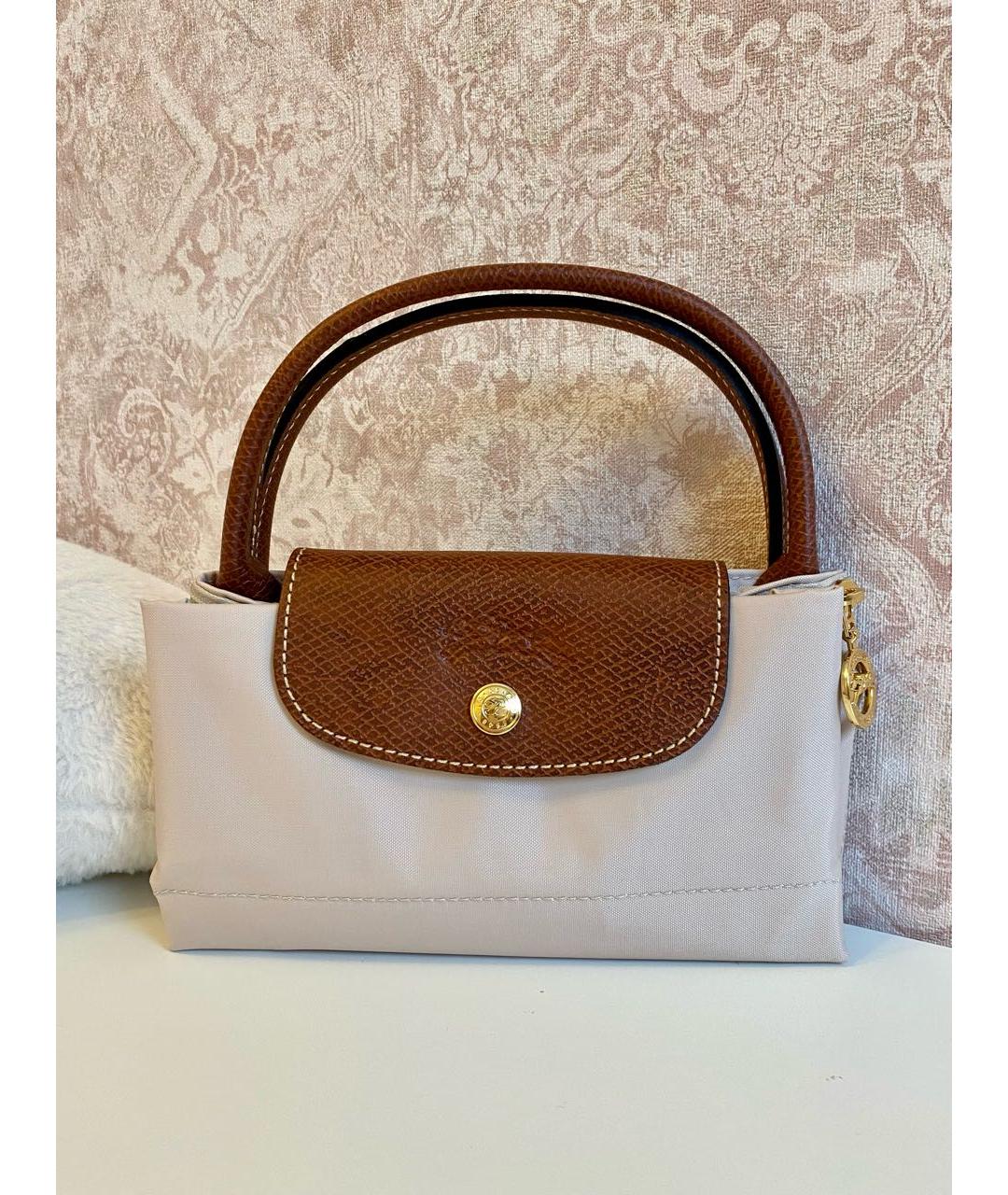 LONGCHAMP Белая сумка тоут, фото 4