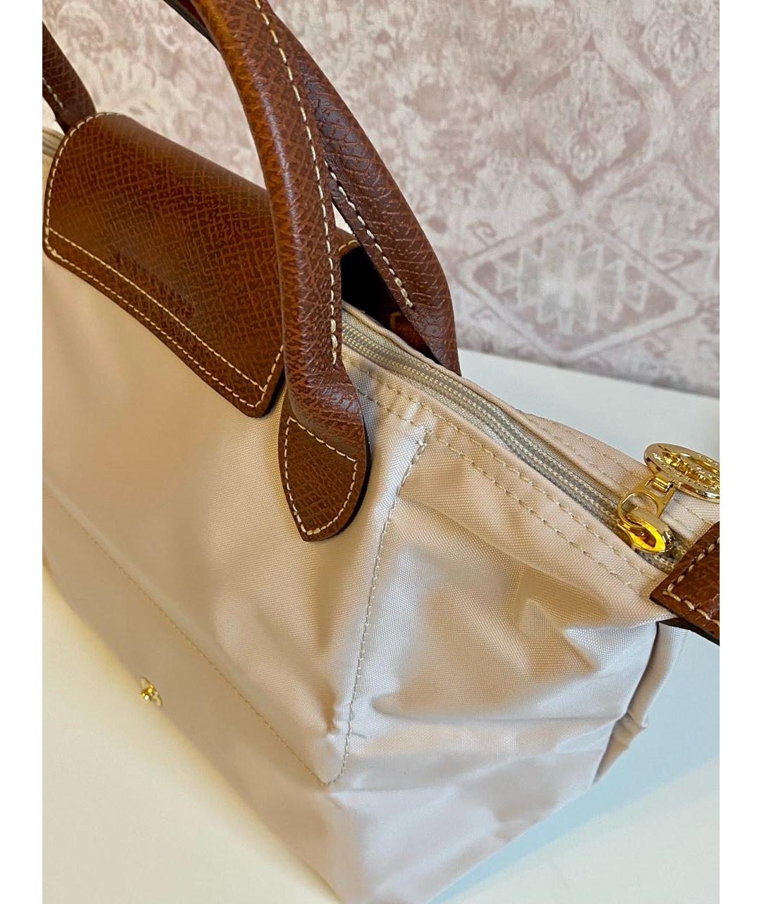 LONGCHAMP Белая сумка тоут, фото 2