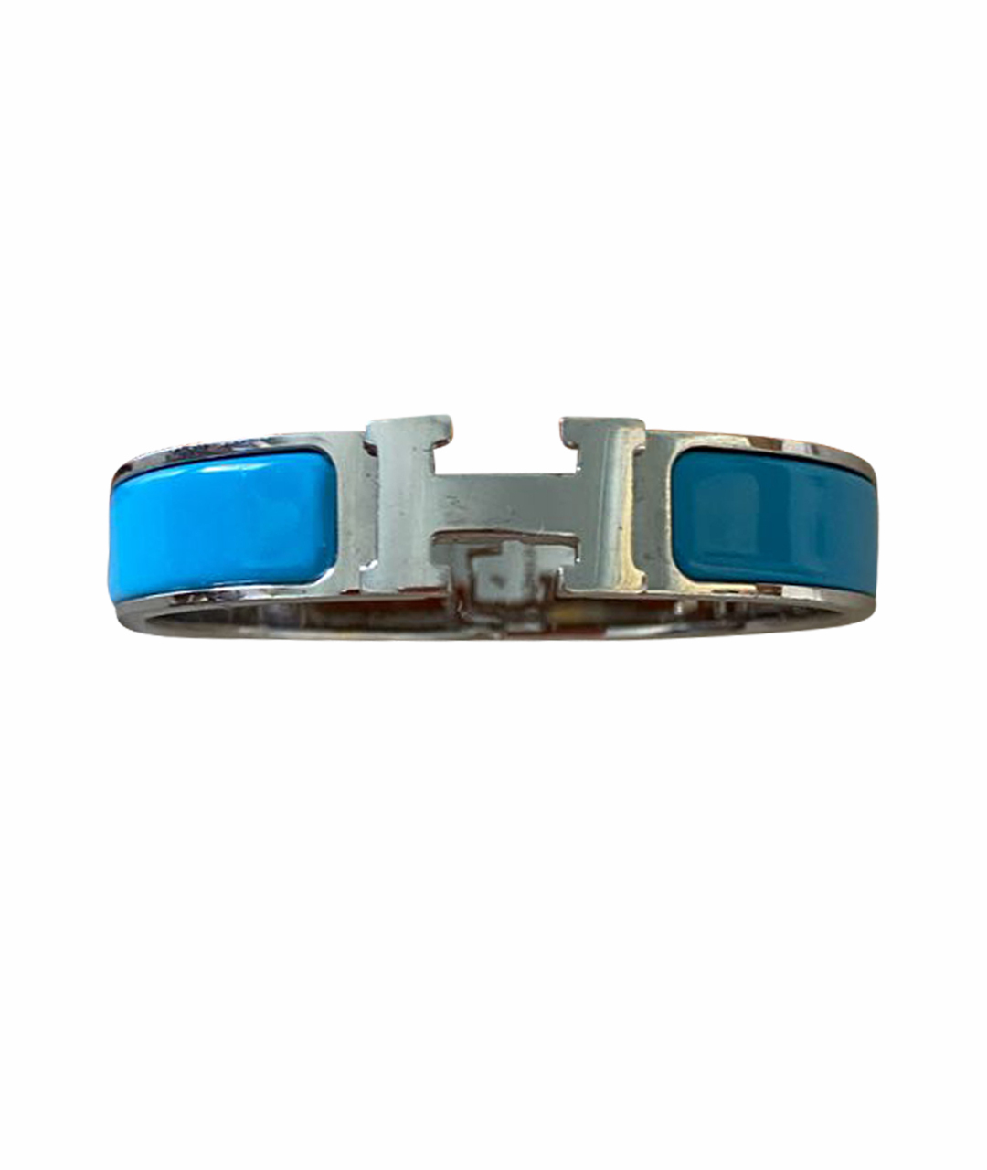 HERMES PRE-OWNED Голубой металлический браслет, фото 1