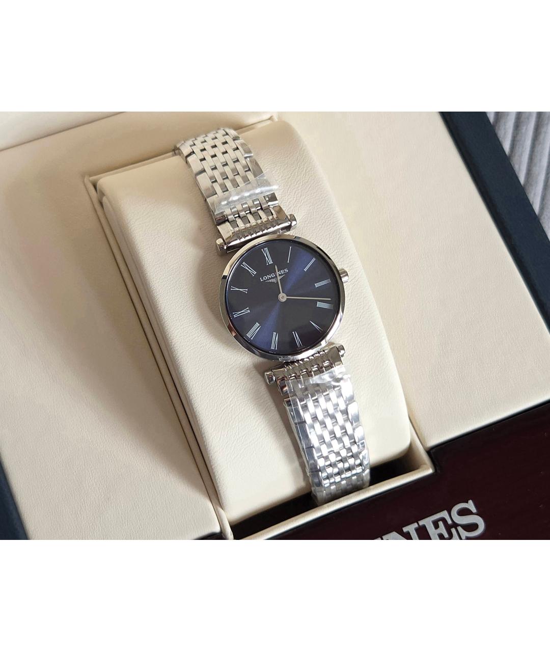 LONGINES Серебряные металлические часы, фото 3
