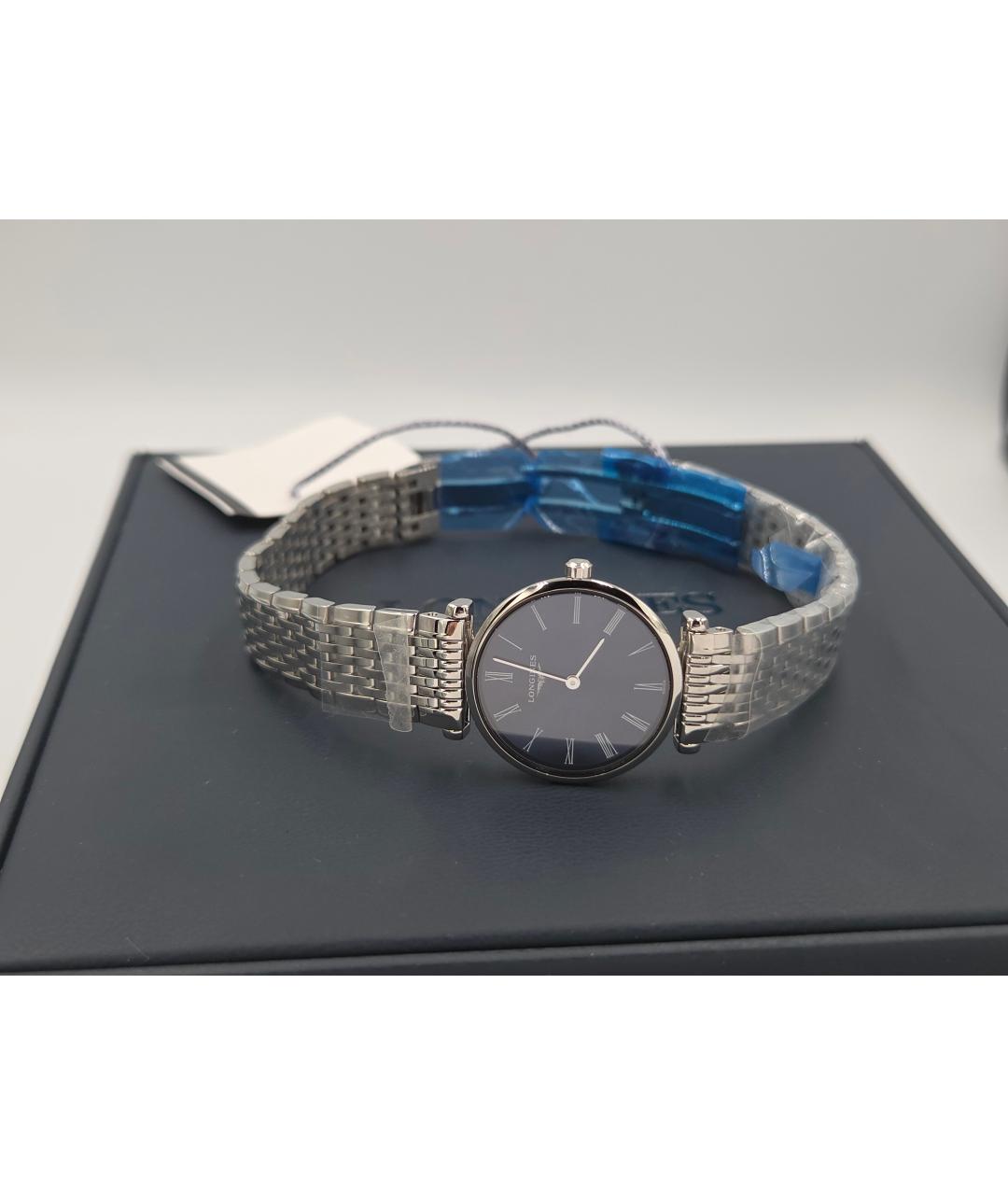 LONGINES Серебряные металлические часы, фото 6