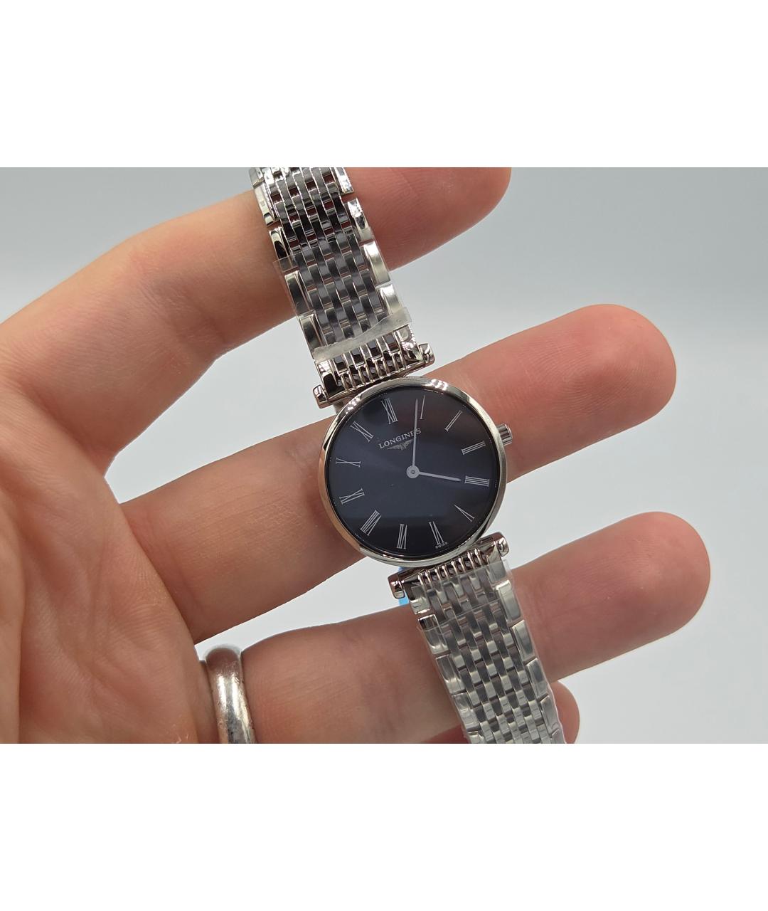 LONGINES Серебряные металлические часы, фото 4