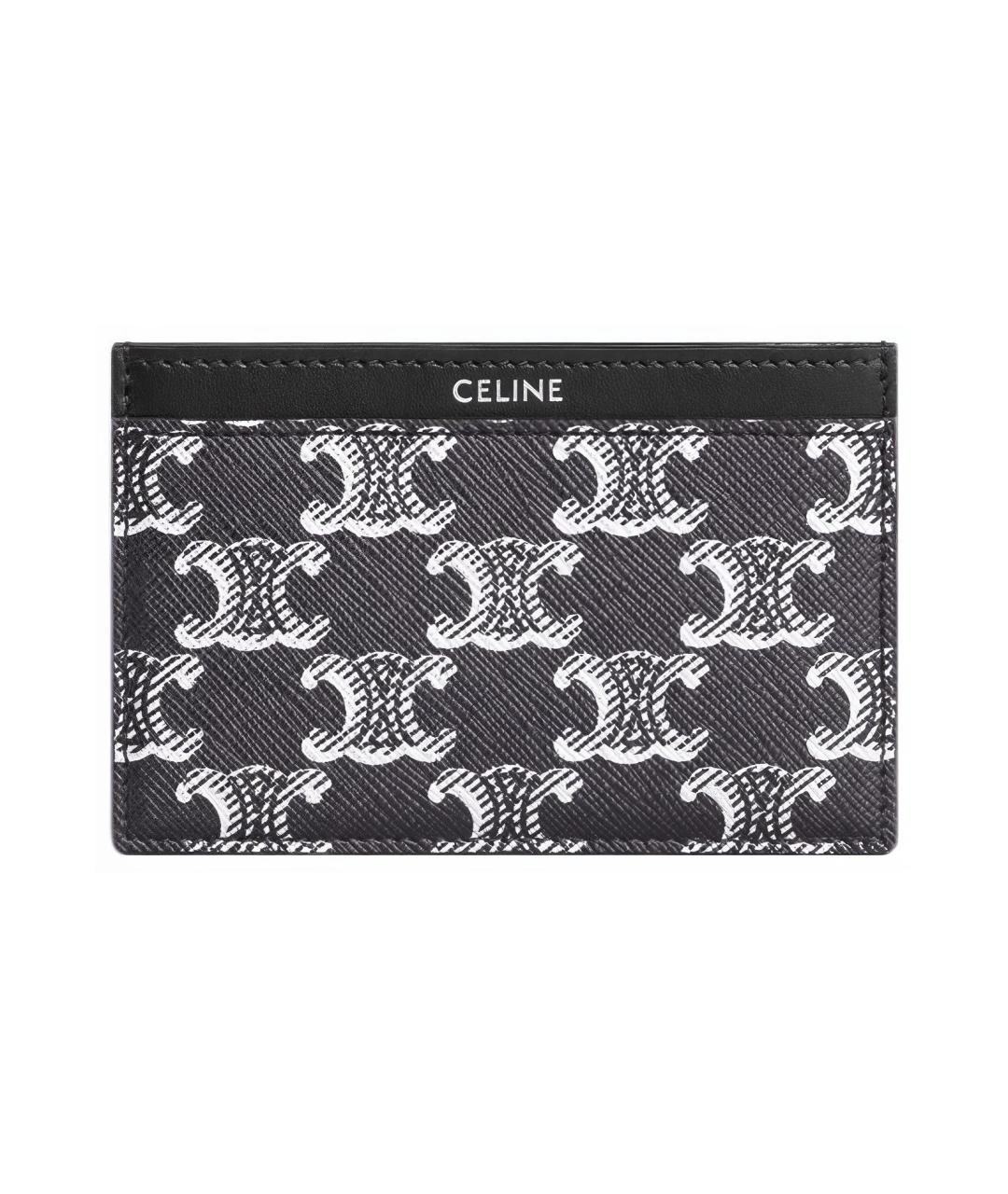 CELINE Черный кардхолдер, фото 1