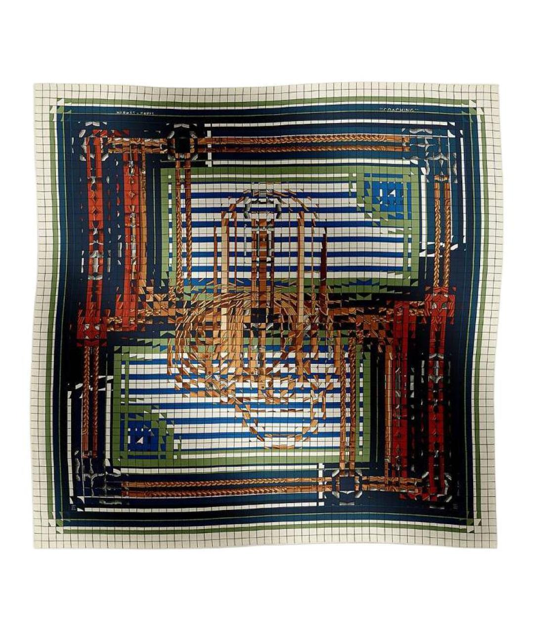 HERMES Мульти кашемировый шарф, фото 1