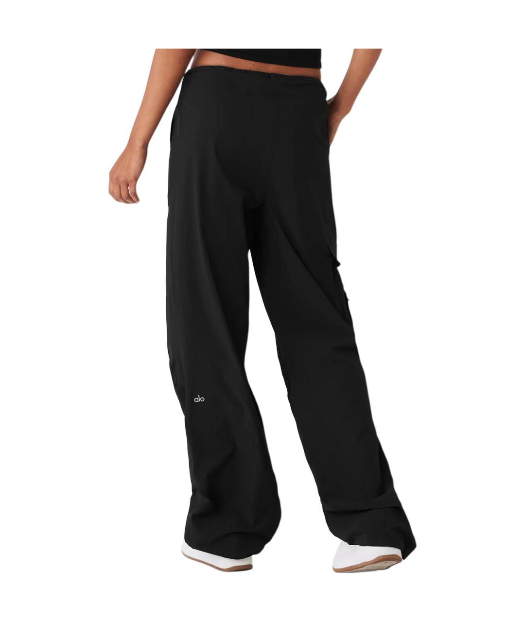 ALO YOGA Черные прямые брюки, фото 3