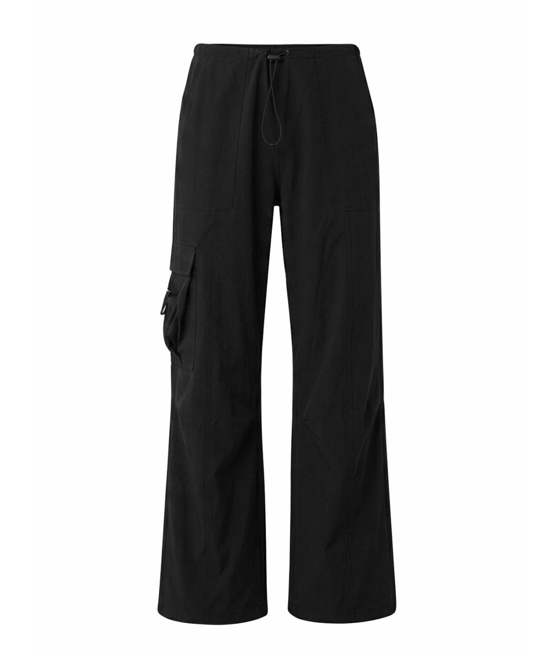 ALO YOGA Черные прямые брюки, фото 1