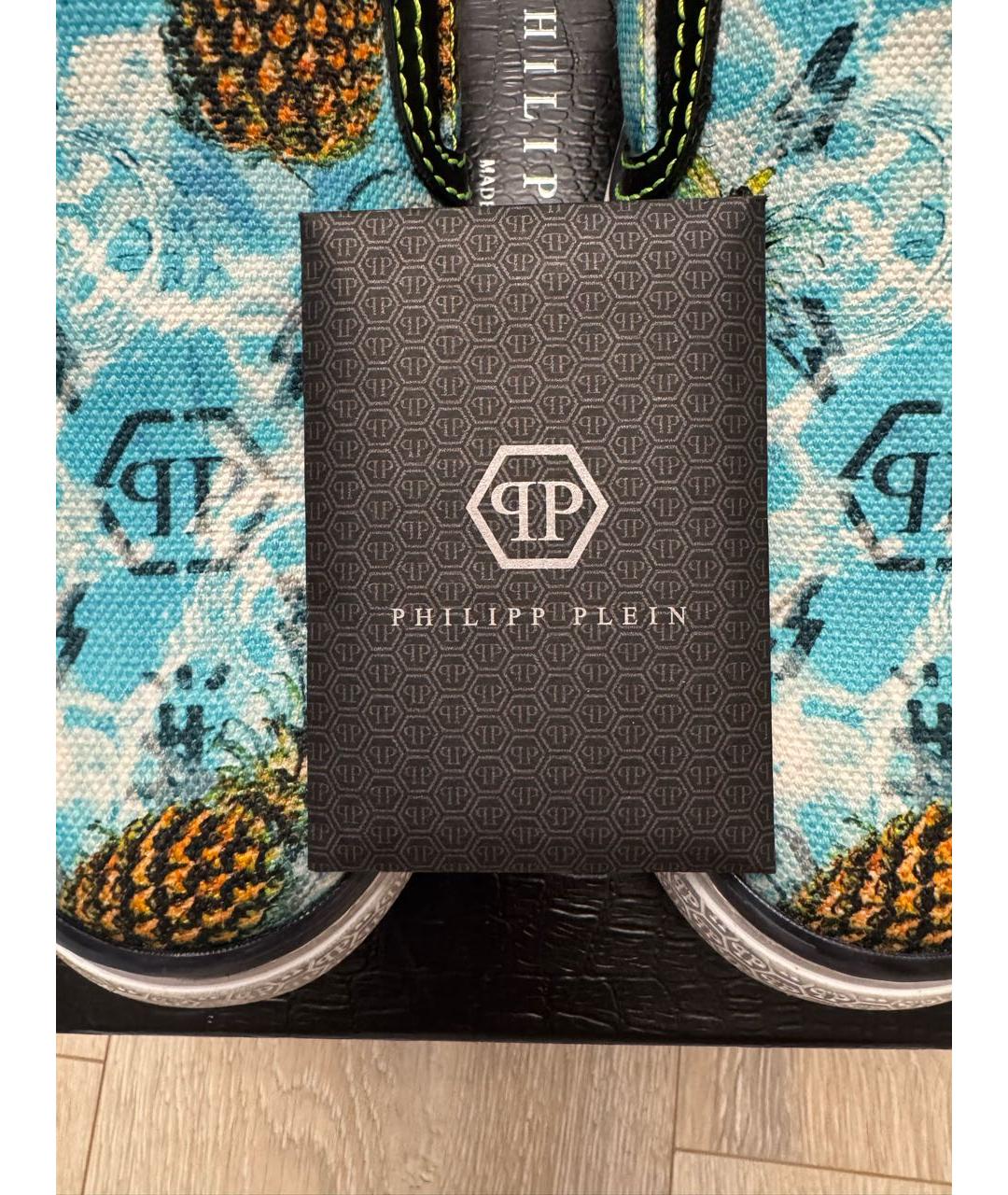 PHILIPP PLEIN Мульти текстильные слипоны, фото 6