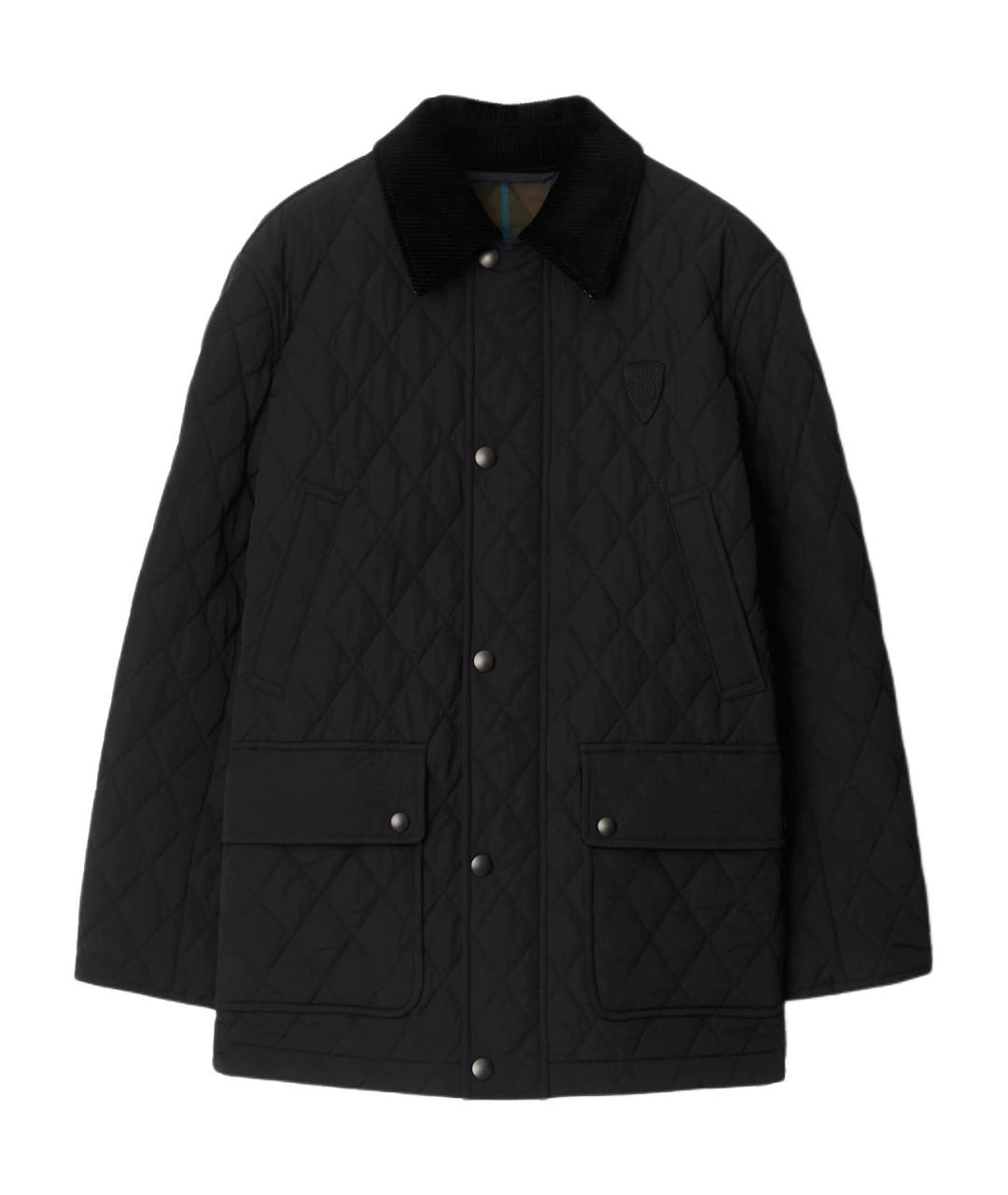 BURBERRY Черный пуховик, фото 1