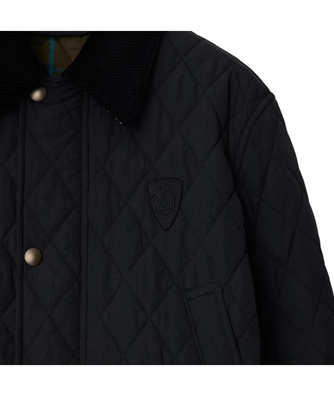 BURBERRY Черный пуховик, фото 5