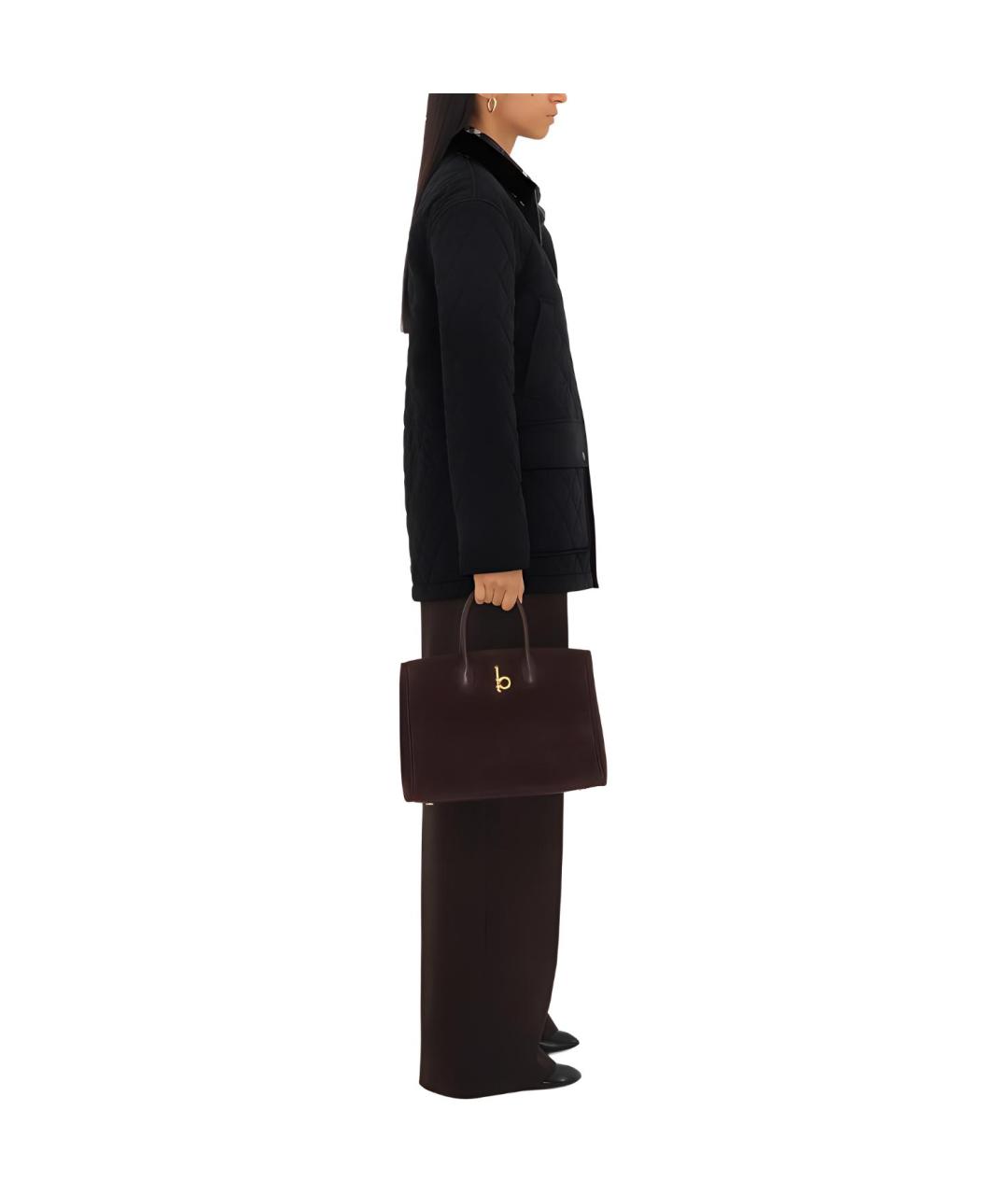 BURBERRY Черный пуховик, фото 4