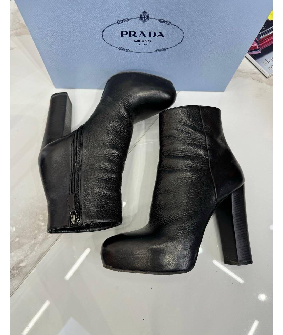 PRADA Черные ботильоны, фото 2