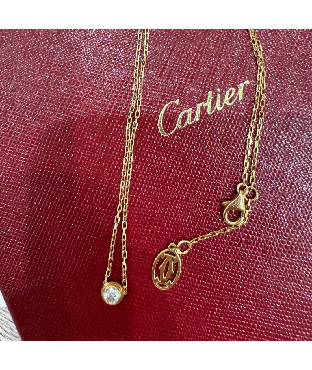 CARTIER Золотое колье из желтого золота, фото 2