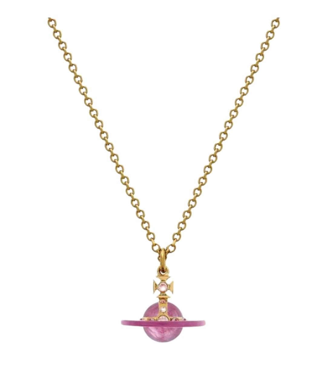 VIVIENNE WESTWOOD Золотое латунное колье, фото 1