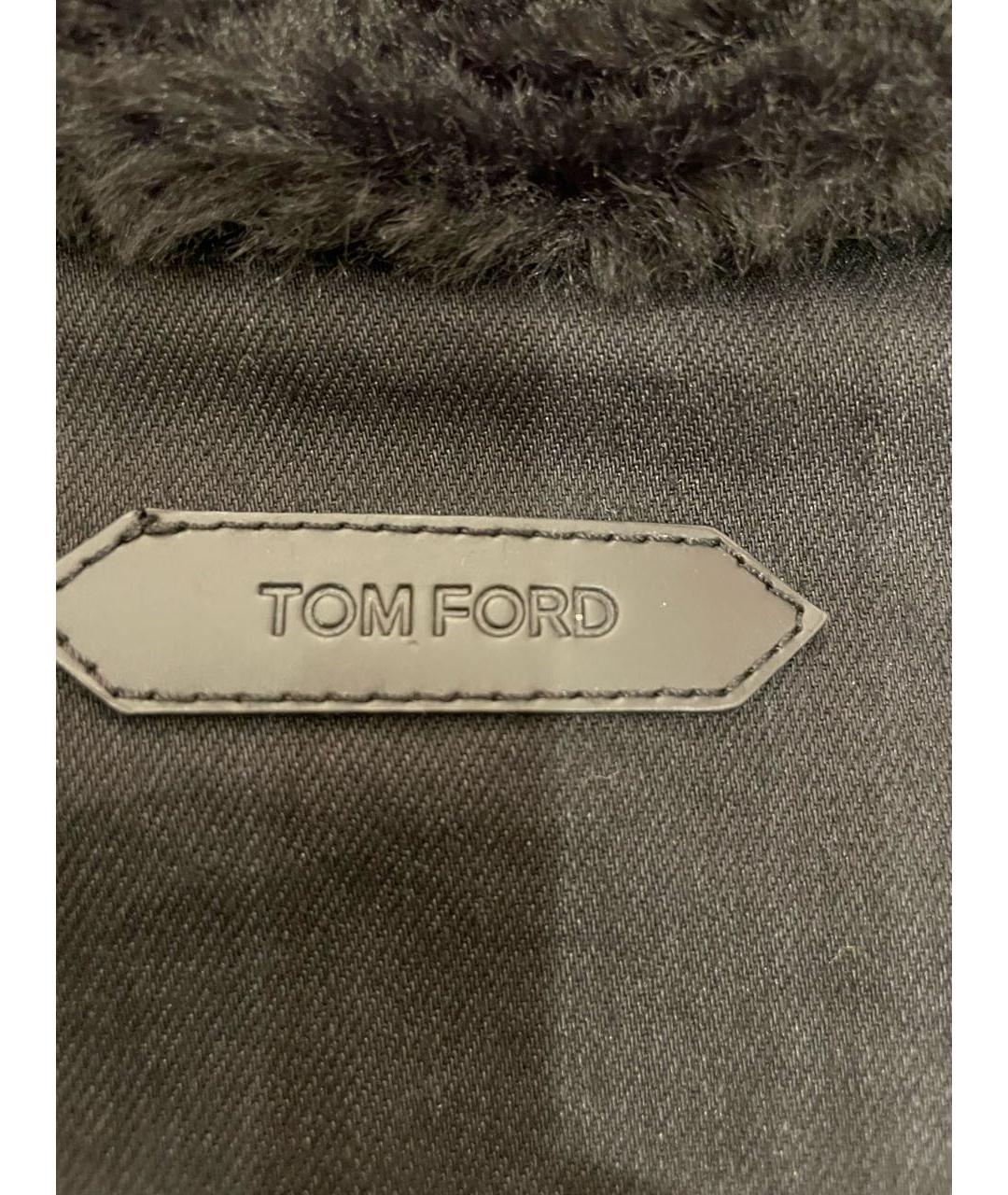 TOM FORD Черная деним куртка, фото 4